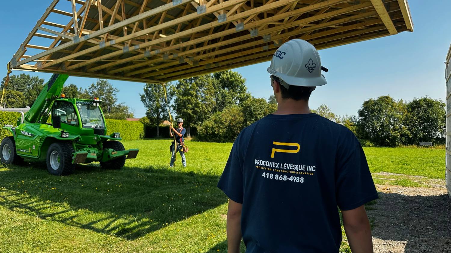Équipe Proconex Lévesque sur un chantier
